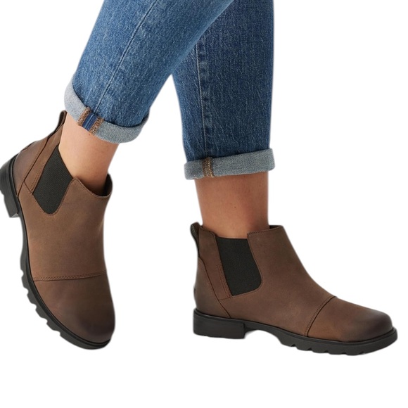 Sorel Emelie III Chelsea Boot in Tobacco Brown – Sz 9M